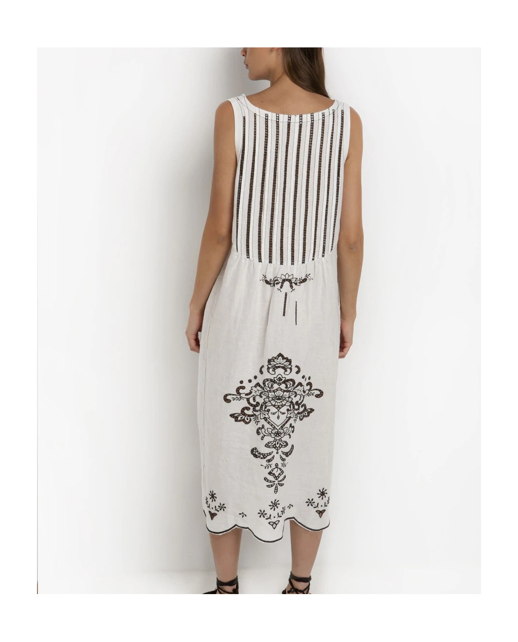 MIDI  EMBROIDERED DRESS MIDI  EMBROIDERED DRESS