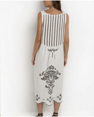 MIDI  EMBROIDERED DRESS