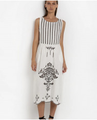 MIDI  EMBROIDERED DRESS