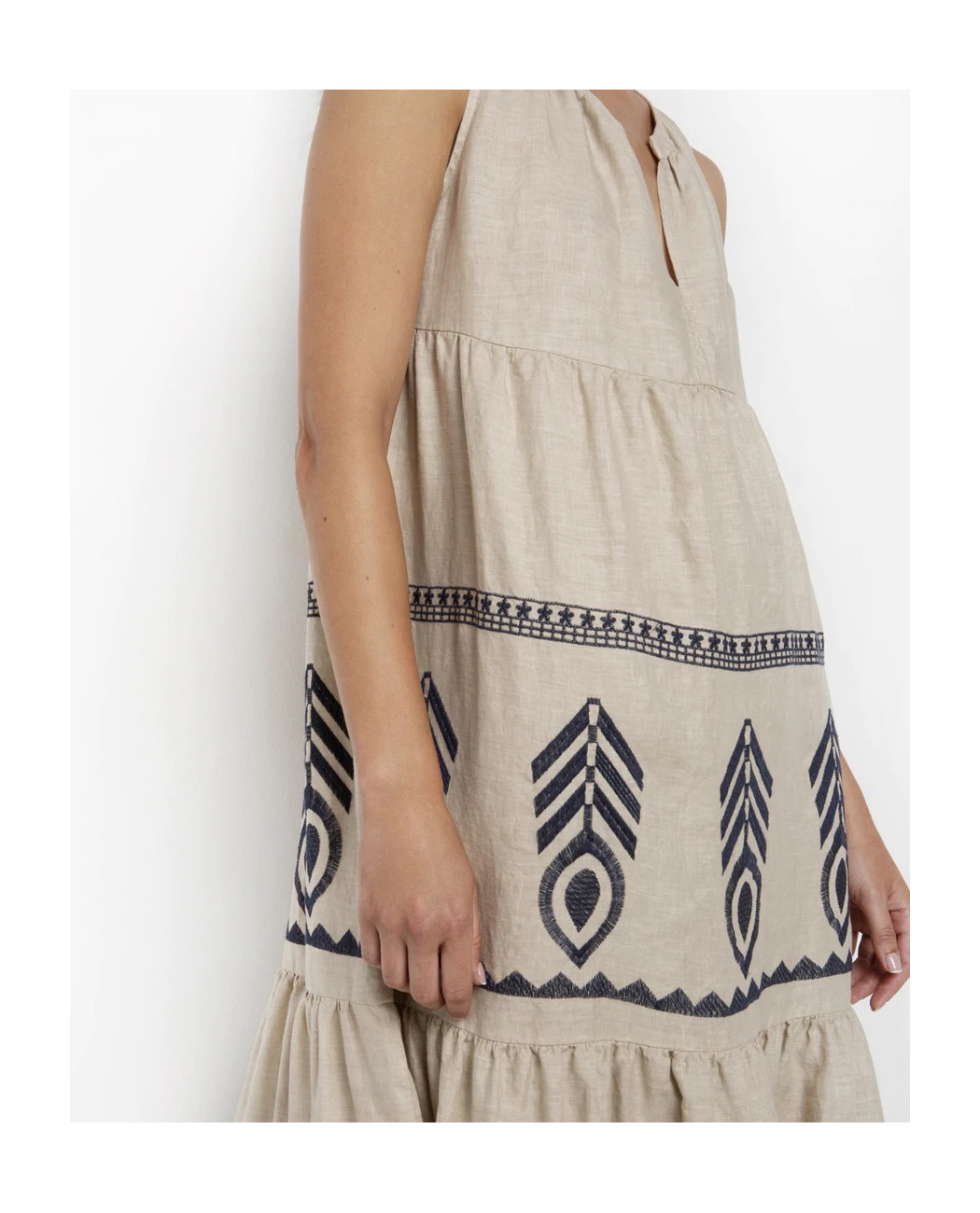 LONG EMBROIDERED DRESS LONG EMBROIDERED DRESS