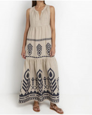 MIDI  EMBROIDERED DRESS