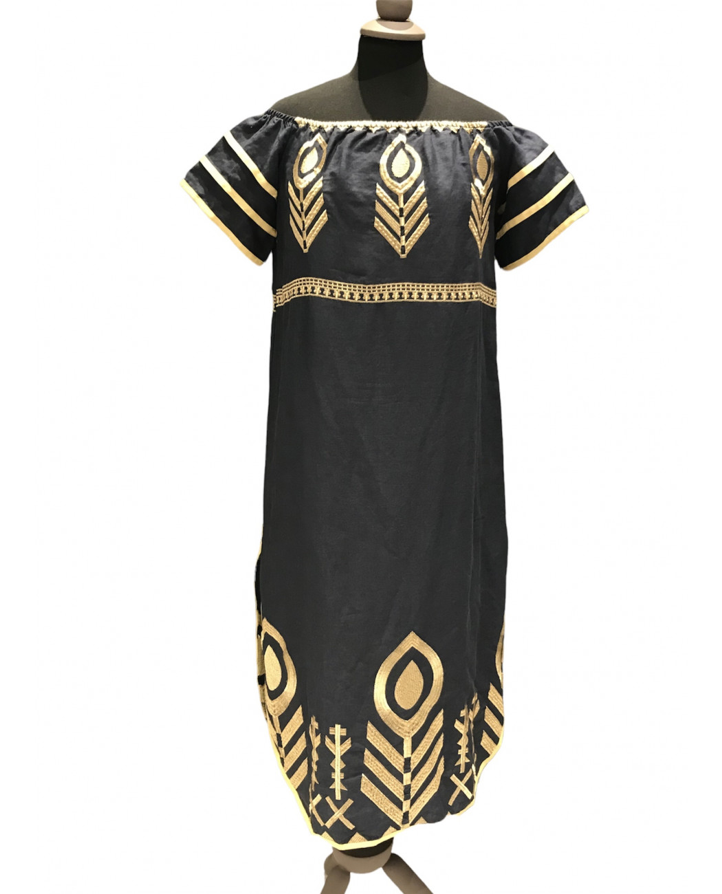 MIDI EMBROIDERED DRESS MIDI EMBROIDERED DRESS