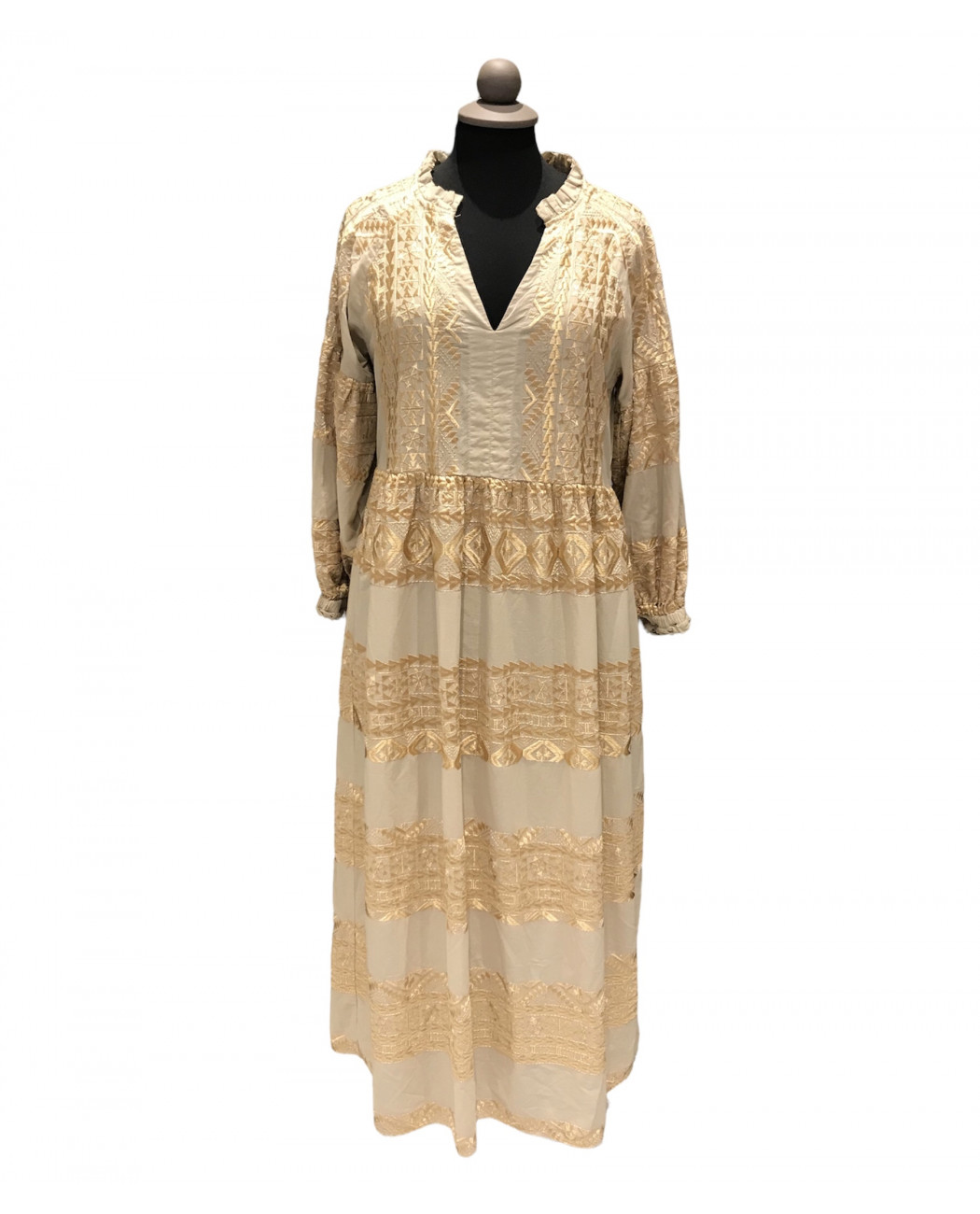 LONG EMBROIDERED DRESS LONG EMBROIDERED DRESS