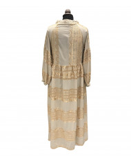 LONG EMBROIDERED DRESS