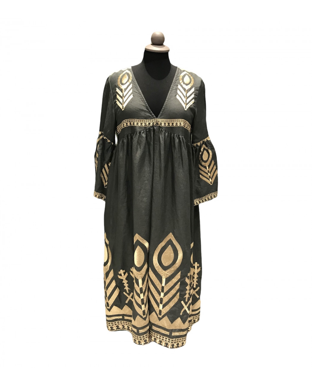 MIDI EMBROIDERED DRESS MIDI EMBROIDERED DRESS