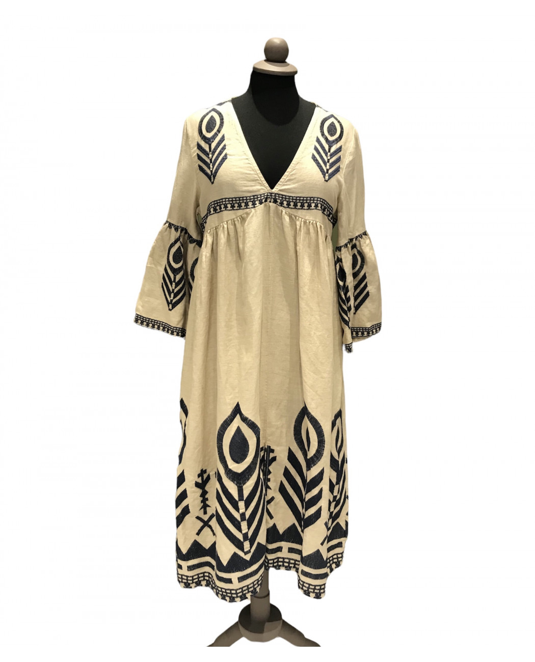 MIDI EMBROIDERED DRESS MIDI EMBROIDERED DRESS