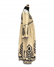 MIDI EMBROIDERED DRESS