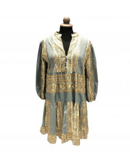 SHORT EMBROIDERED DRESS