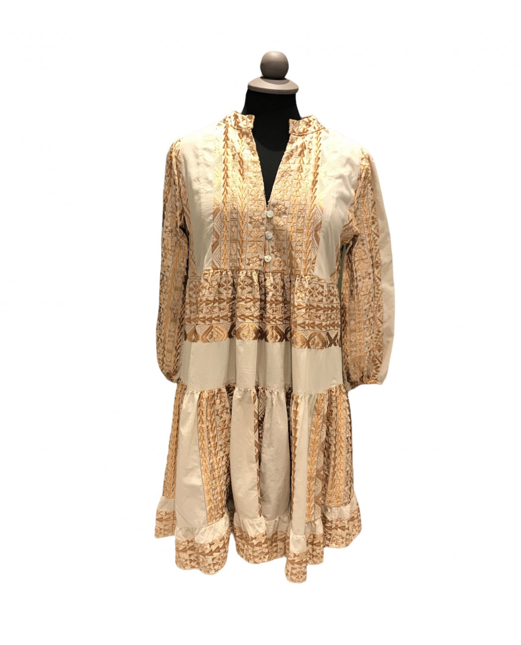 SHORT EMBROIDERED DRESS SHORT EMBROIDERED DRESS
