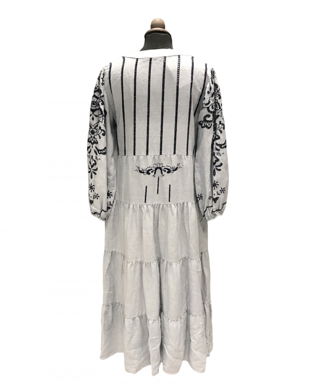 LONG EMBROIDERED DRESS LONG EMBROIDERED DRESS