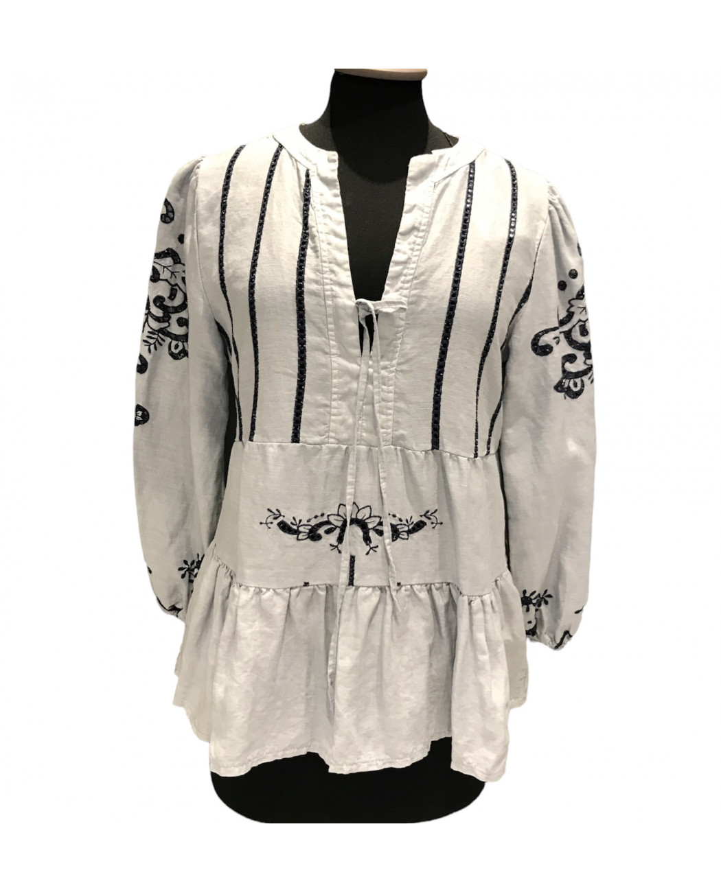 TOP EMBROIDERED BLOUSE TOP EMBROIDERED BLOUSE