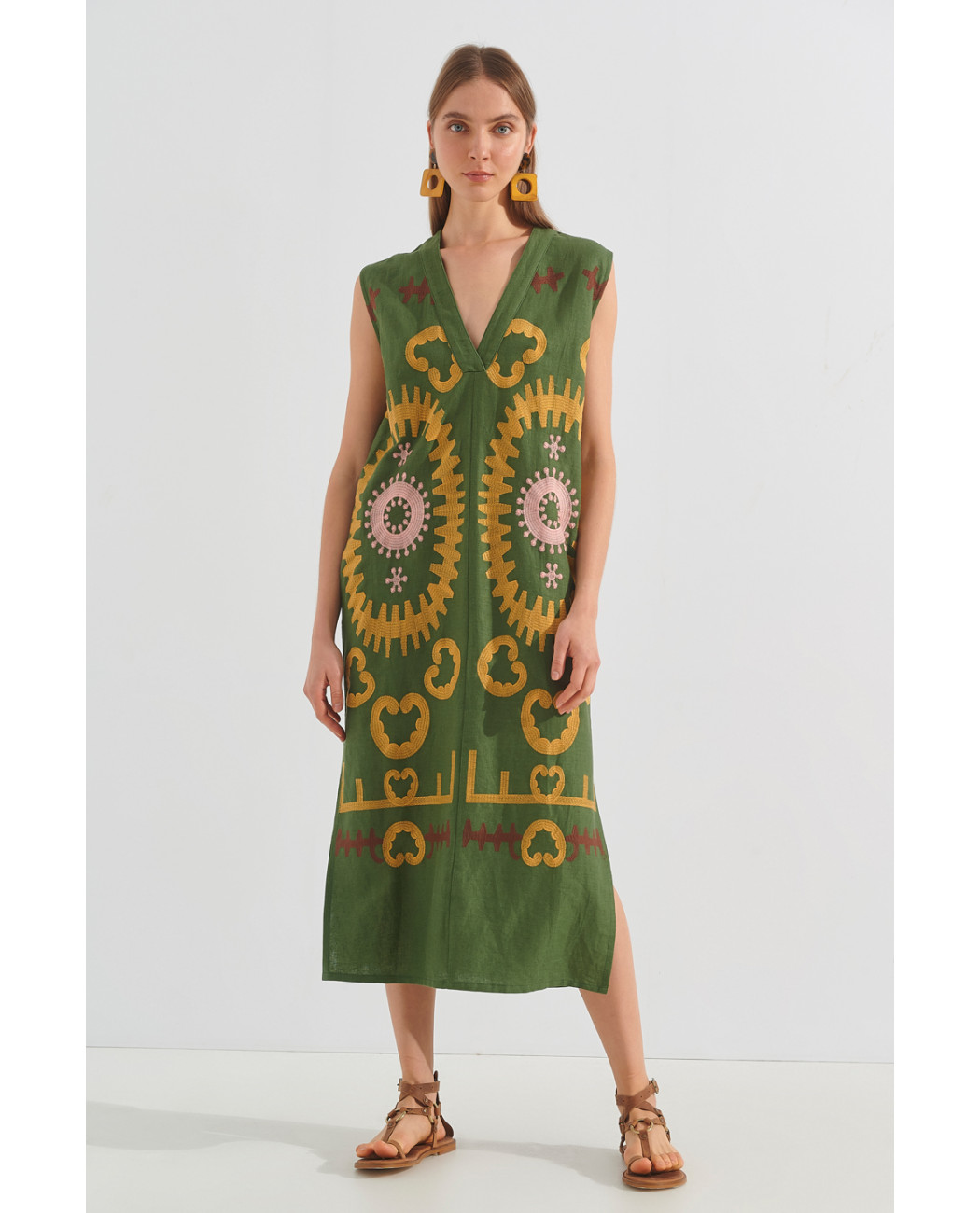 EMBROIDERED DRESS EMBROIDERED DRESS