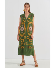 EMBROIDERED DRESS