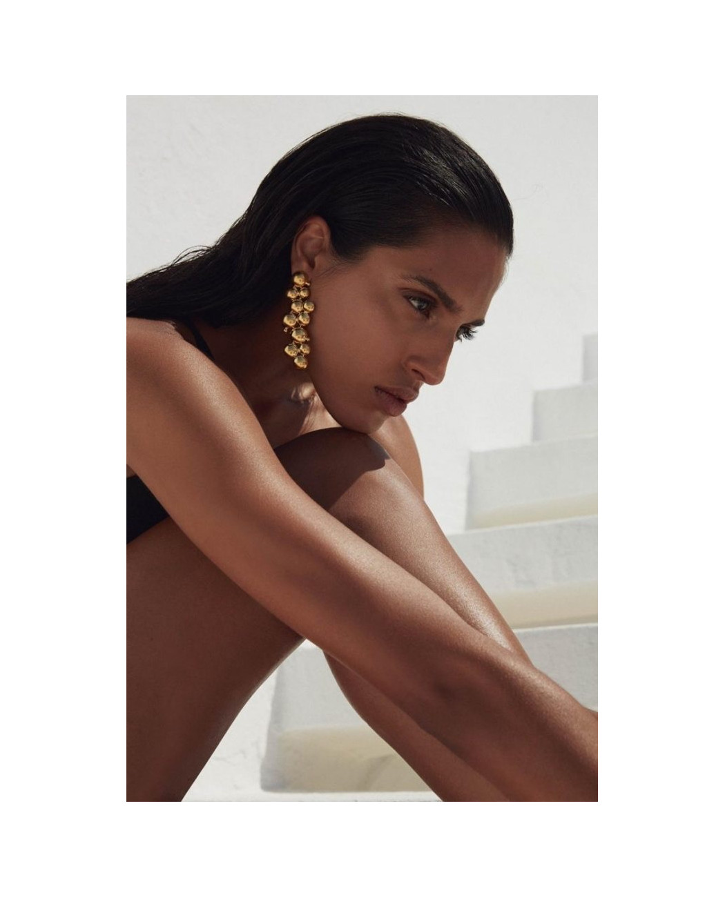 TAIL OF STARS GOLD PLATED EARRINGS