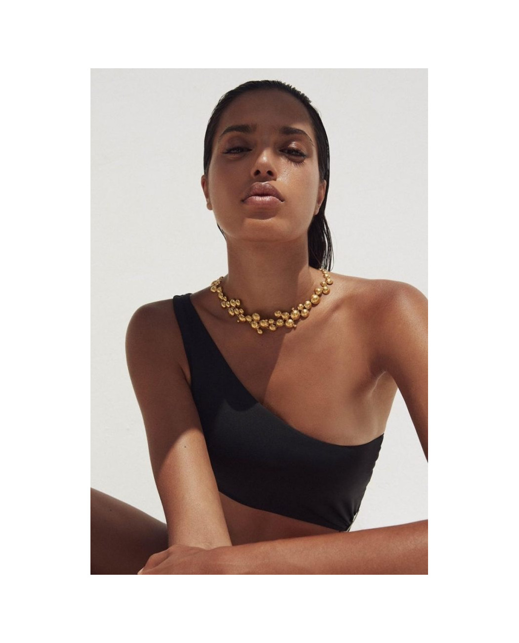 GALAXY OF STARS GOLDPLATED NECKLACE