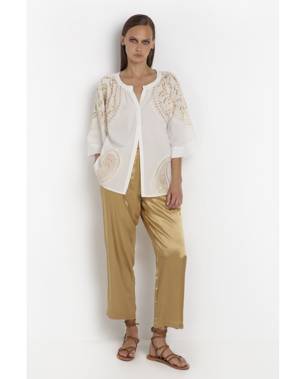 TOP EMBROIDERED BLOUSE TOP EMBROIDERED BLOUSE