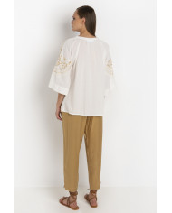 TOP EMBROIDERED BLOUSE