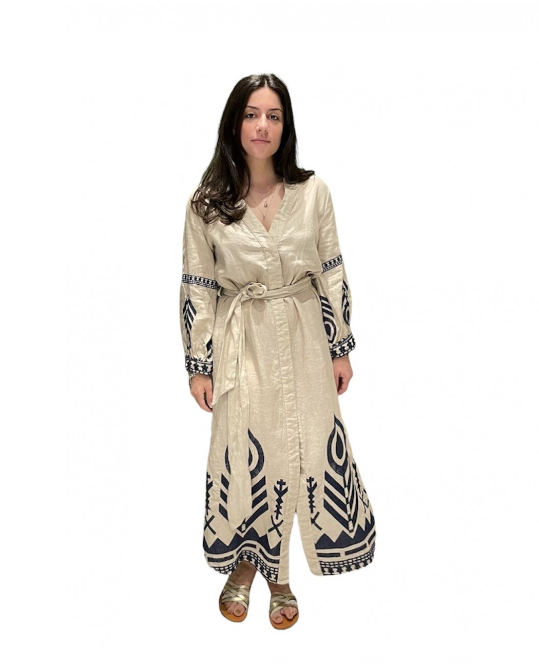 LONG EMROIDERED DRESS LONG EMROIDERED DRESS