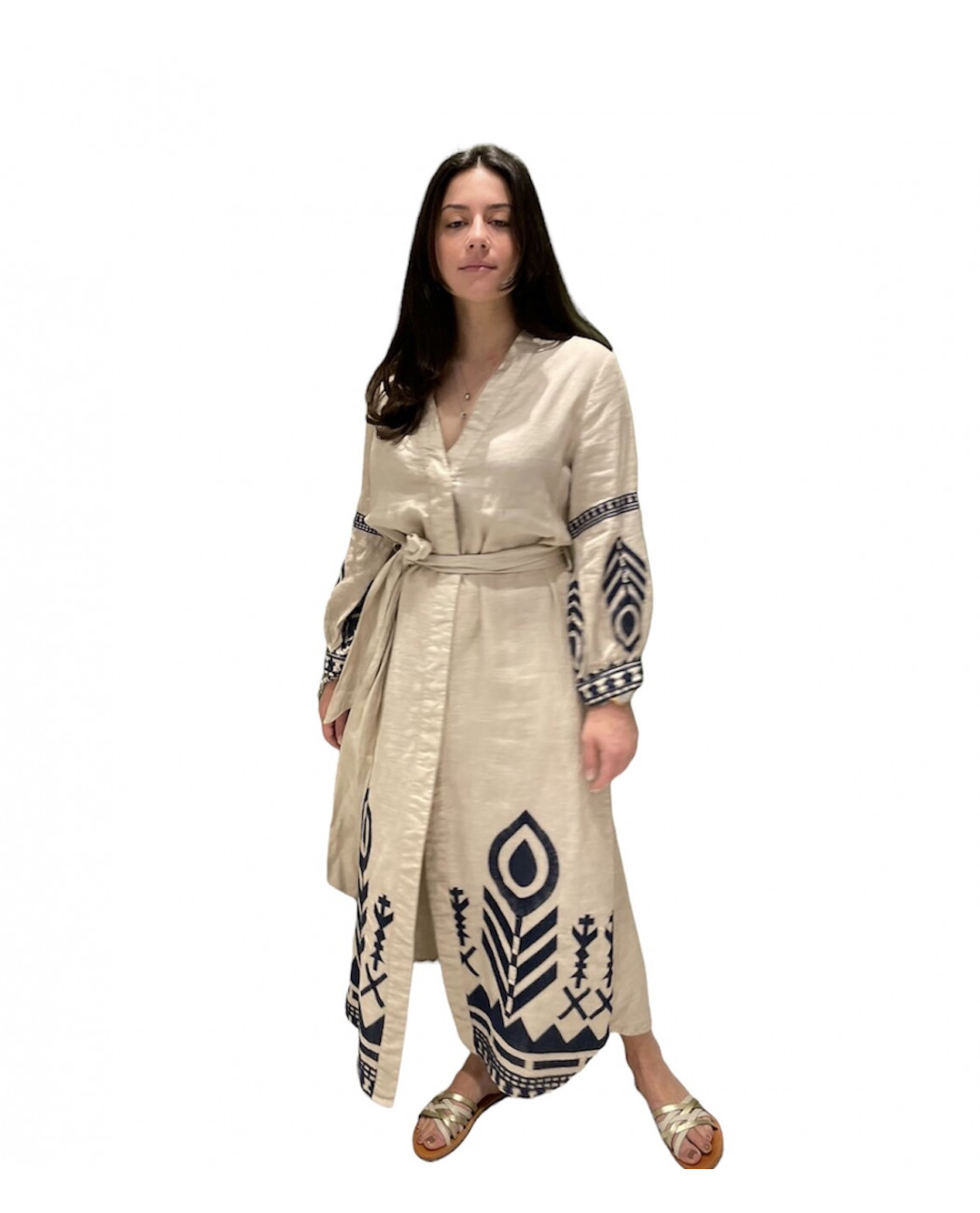 LONG EMROIDERED DRESS LONG EMROIDERED DRESS