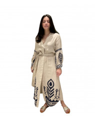 LONG EMROIDERED DRESS