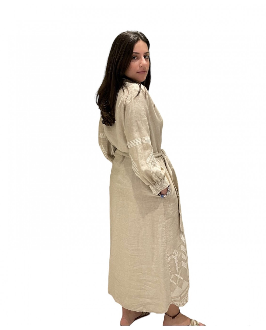 LONG EMROIDERED DRESS LONG EMROIDERED DRESS