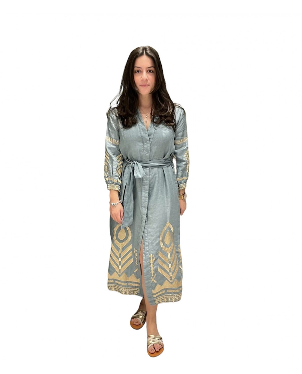 LONG EMROIDERED DRESS LONG EMROIDERED DRESS