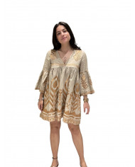 MIDI EMBROIDERED DRESS