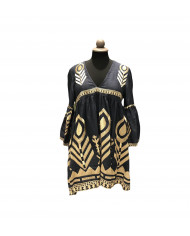 SHORT EMBROIDERED DRESS