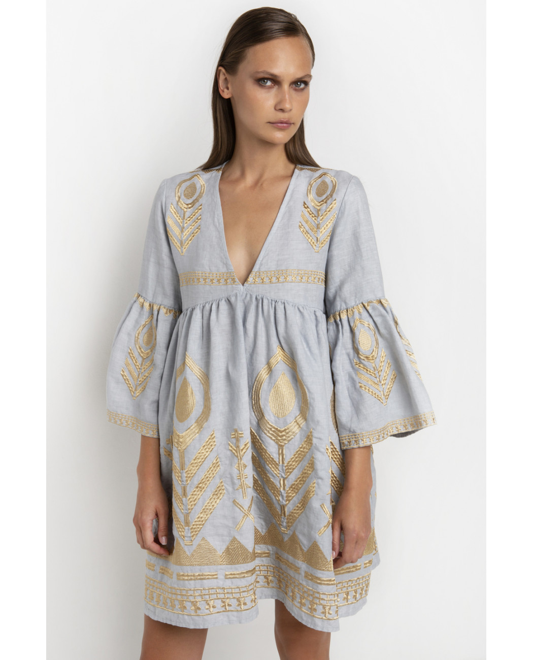 SHORT EMBROIDERED DRESS SHORT EMBROIDERED DRESS