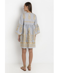 SHORT EMBROIDERED DRESS