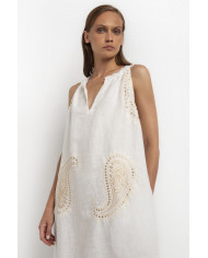 MIDI EMBROIDERED DRESS