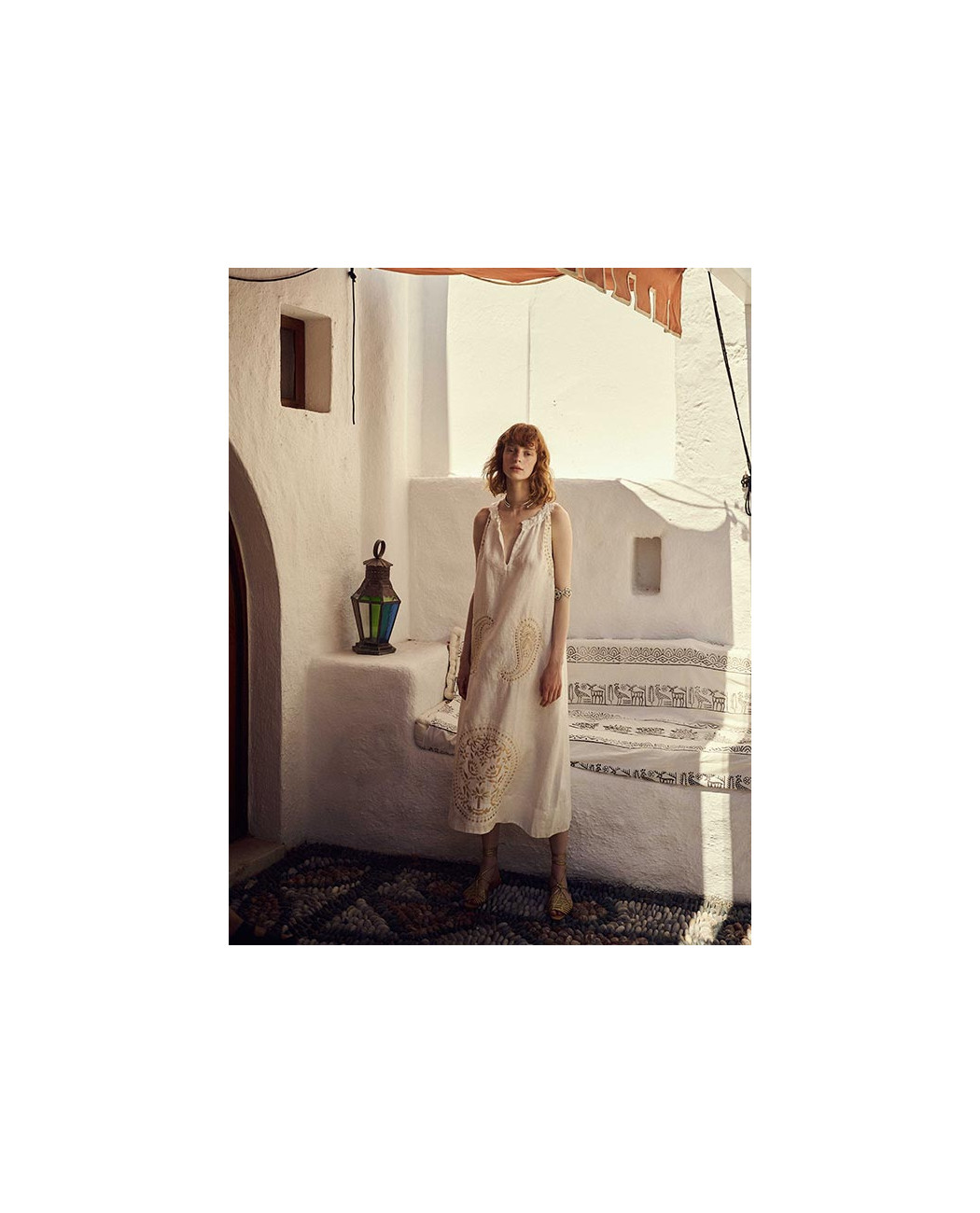 MIDI EMBROIDERED DRESS MIDI EMBROIDERED DRESS