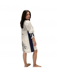 SHORT EMBROIDERED DRESS
