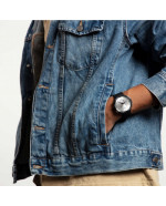 CHEQUERED SILVER MONTHLY DROPS