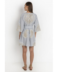 SHORT EMBROIDERED DRESS