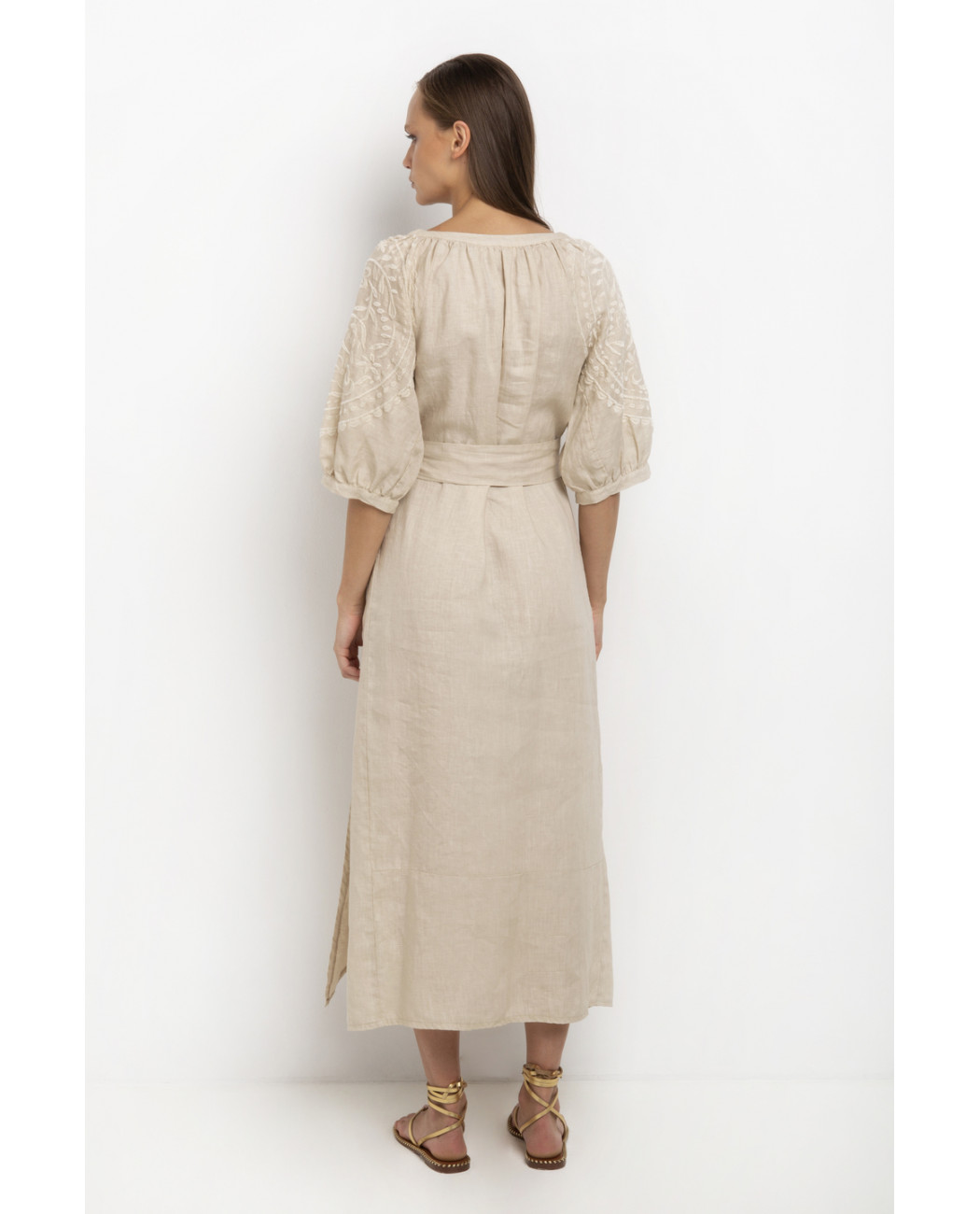 LONG EMBROIDERED DRESS LONG EMBROIDERED DRESS