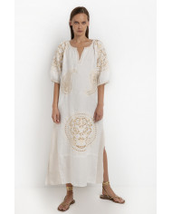 LONG EMBROIDERED DRESS LONG EMBROIDERED DRESS