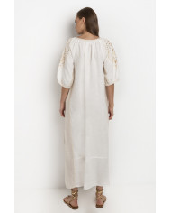 LONG EMBROIDERED DRESS