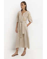 LONG EMBROIDERED DRESS LONG EMBROIDERED DRESS