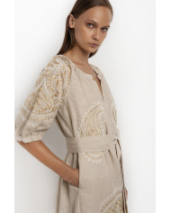 LONG EMBROIDERED DRESS LONG EMBROIDERED DRESS