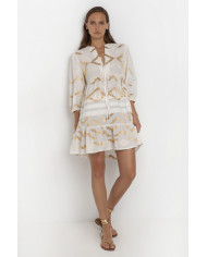 SHORT EMBROIDERED DRESS SHORT EMBROIDERED DRESS