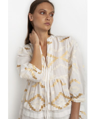 SHORT EMBROIDERED DRESS SHORT EMBROIDERED DRESS