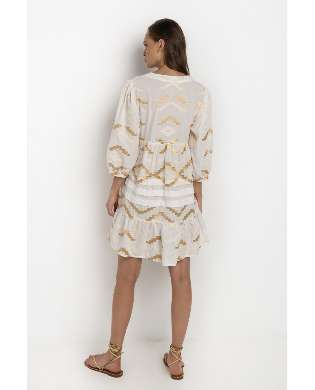SHORT EMBROIDERED DRESS SHORT EMBROIDERED DRESS