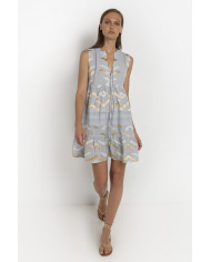 SHORT EMBROIDERED DRESS SHORT EMBROIDERED DRESS