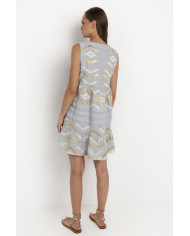 SHORT EMBROIDERED DRESS SHORT EMBROIDERED DRESS
