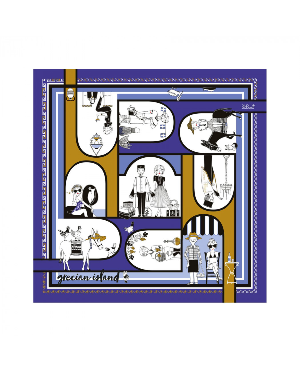 scarf | grecian island scarf | grecian island