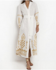 LONG EMBROIDERED DRESS