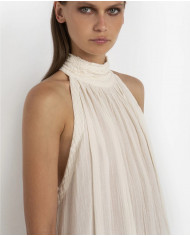 LONG EMBROIDERED DRESS