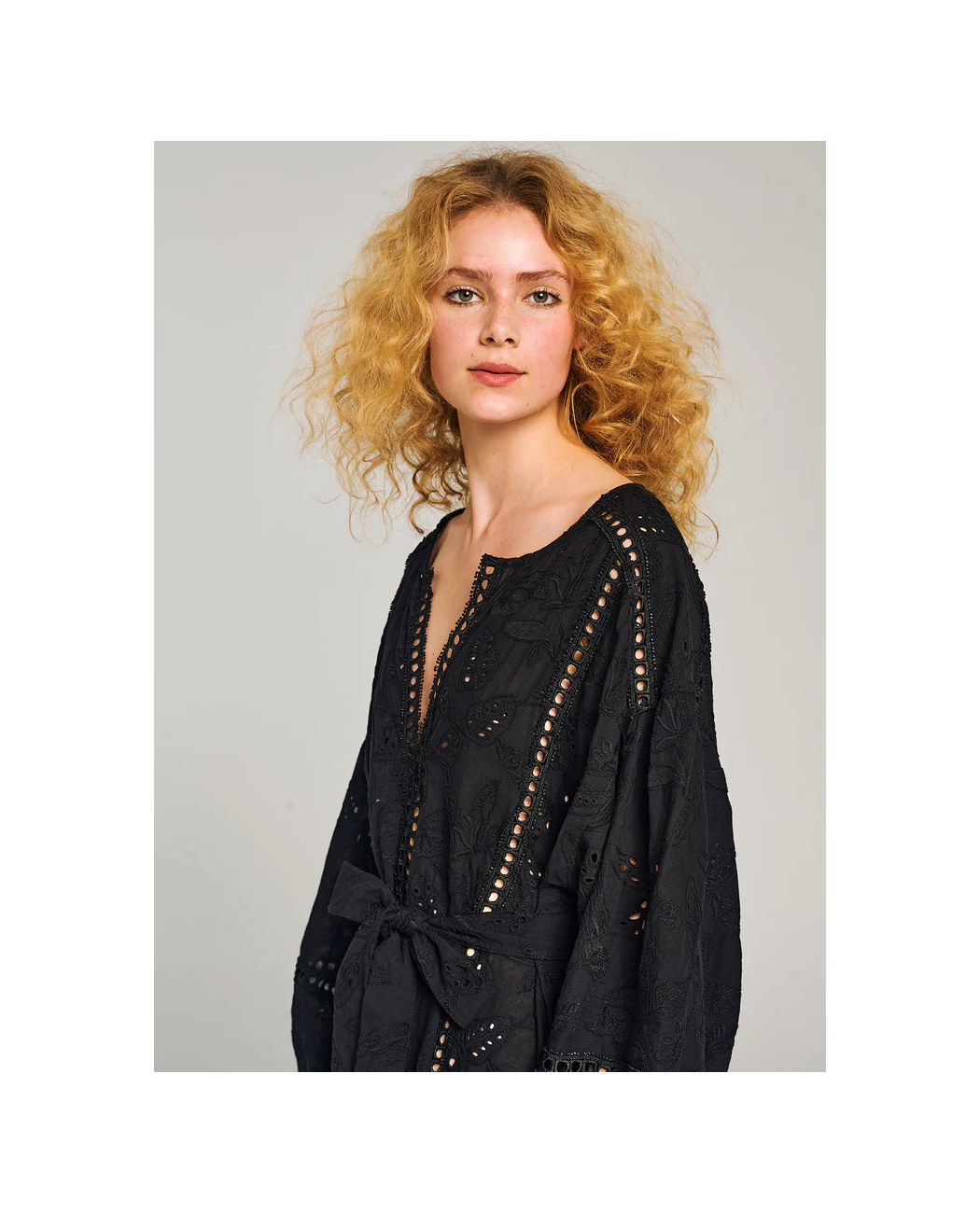 LONG EMBROIDERED DRESS "SAMOTHRAKI" LONG EMBROIDERED DRESS "SAMOTHRAKI"