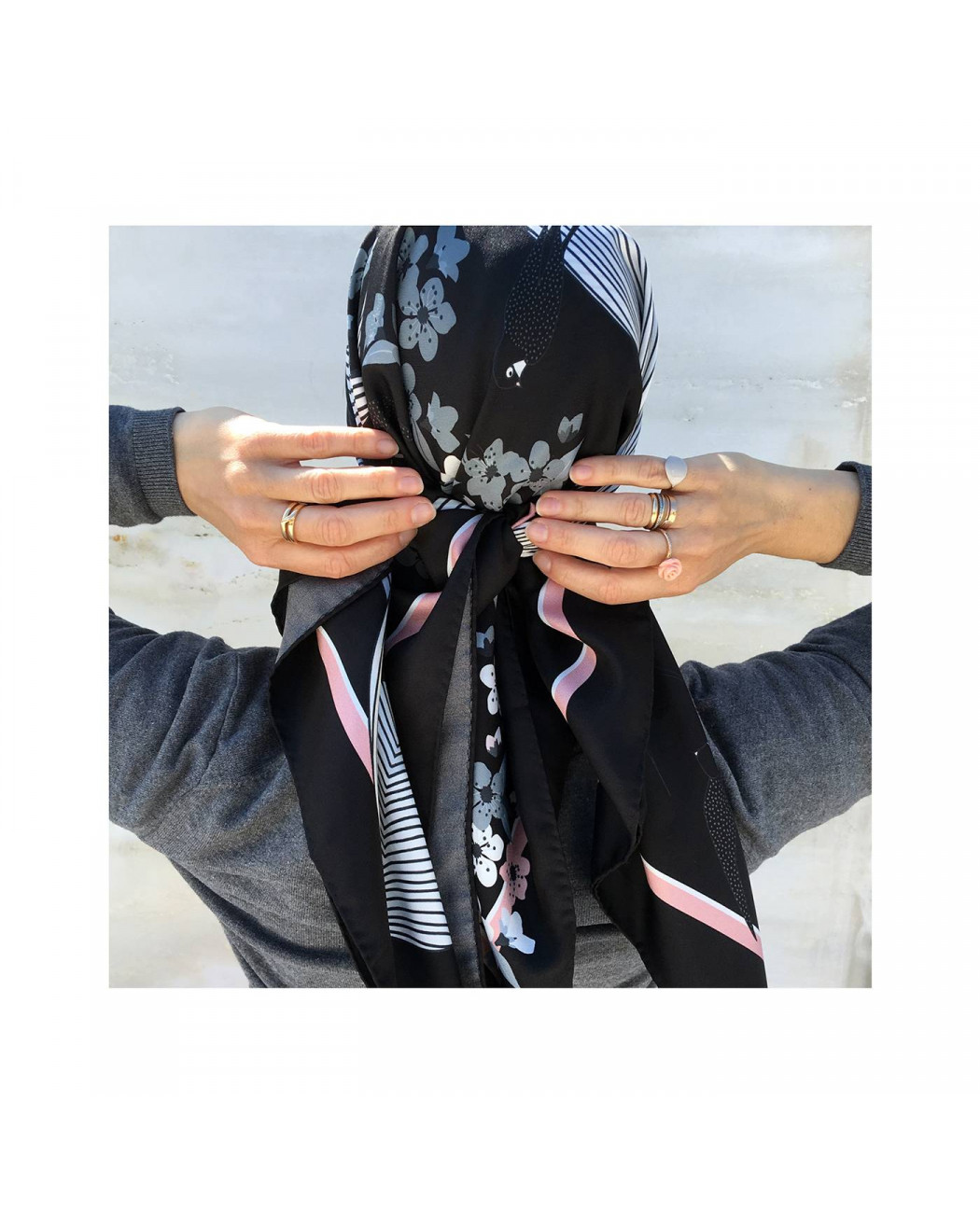 scarf | grecian blossom